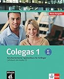 Colegas 1 Neue Ausgabe: Berufsorientierter Spanischkurs für Anfänger. Libro del alumno + CD (Klett livre