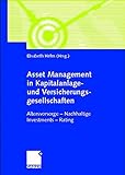 Asset Management in Kapitalanlage- und Versicherungsgesellschaften (Arbeitstitel) . Altervorsorge - livre