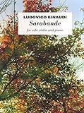 Ludovico Einaudi: Sarabande pour violon et piano livre