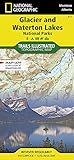 National Geographic Trails Illustrated Map Glacier / Waterton Lakes National Parks: Montana, USA / A livre