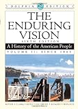 The Enduring Vision: A History of the American People: Since 1865: Dolphin Edition livre