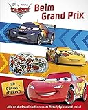 Cars - Beim Grand Prix: Mit Glitzerstickern livre