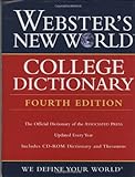 Webster's New World College Dictionary, 4th Edition (Thumb-Indexed and includes CD-ROM Dictionary an livre