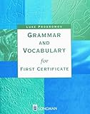 Grammar and Vocabulary for First Certificate: With Key by Luke Prodromou (1999-09-13) livre