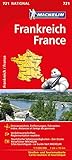 Michelin Frankreich einseitig: Straßen- und Tourismuskarte (MICHELIN Nationalkarten) livre