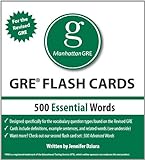 Manhattan GRE Flash Cards: 500 Essential Words livre