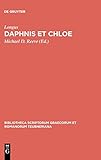 Daphnis Et Chloe livre