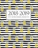 Semesterplaner 2018-2019: Oktober 2018 - September 2019: 19 x 23 cm : Ananas 4176 livre