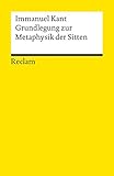 Grundlegung zur Metaphysik der Sitten (Reclams Universal-Bibliothek) livre