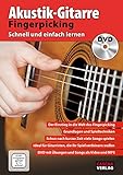 CASCHA Akustik-Gitarre Fingerpicking - Schnell und einfach lernen + DVD livre