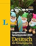 Langenscheidt Sprachkalender 2019 Deutsch als Fremdsprache - Abreißkalender livre