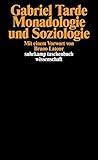 Monadologie und Soziologie (suhrkamp taschenbuch wissenschaft) livre