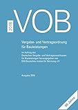 VOB 2016 Gesamtausgabe: Vergabe- und Vertragsordnung für Bauleistungen Teil A (DIN 1960), Teil B (D livre