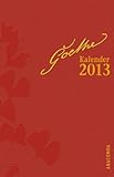 Goethe - Kalender 2013: Taschenkalender livre