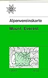 Mount Everest: Trekkingkarte 1:25000 (Alpenvereinskarten) livre