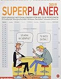 Butschkow Superplaner - Kalender 2019: Der grosse Notizkalender für bis zu acht Personen. livre