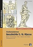 Stationenlernen Geschichte 5./6. Klasse - Band 2: Griechenland - Rom - Reisen in der Antike - Ständ livre