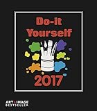 Do-it-yourself 2017 - Bastelkalender 2017 schwarz, Do-it-yourself Kalender 2017, Kalender zum selber livre