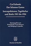 Der Schatten Gottes.: Introspektionen, Tagebücher und Briefe 1921 bis 1924. Hrsg. von Gerd Giesler livre