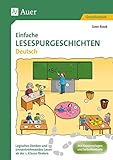 Einfache Lesespurgeschichten Deutsch: Logisches Denken und sinnentnehmendes Lesen ab der 1. Klasse f livre