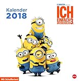 Minions Posterkalender quadratisch - Kalender 2018 livre