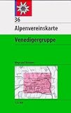 Venedigergruppe: Wege und Skitouren - Topographische Karte 1:25.000 (Alpenvereinskarten) livre