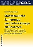 Städtebauliche Sanierungs- und Entwicklungsmaßnahmen: Ein Handbuch für die Praxis mit zahlreichen livre