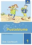 Pusteblume. Das Sachbuch - Ausgabe 2016 für Baden-Württemberg: Schülerband 1 livre
