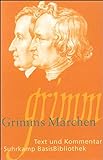 Grimms Märchen (Suhrkamp BasisBibliothek) livre
