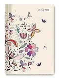 Collegetimer Flower Art 2015/2016 - Schülerkalender A5 - Weekly - 224 Seiten livre