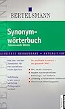 Synonym-worterbuch livre