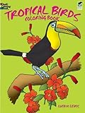 Tropical Birds Coloring Book livre