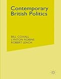 Contemporary British Politics livre