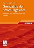 Grundzüge der Strömungslehre: Grundlagen, Statik und Dynamik der Fluide (German Edition) livre