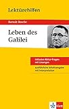 Klett Lektürehilfen Bertold Brecht - Leben des Galilei: für Oberstufe und Abitur - Interpretations livre