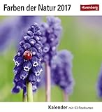 Farben der Natur - Kalender 2017: Kalender mit 53 Postkarten livre