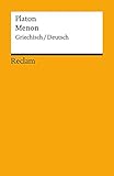 Menon: Griech./Dt. (Reclams Universal-Bibliothek) livre