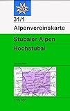 Stubaier Alpen - Hochstubai: Skirouten - Topographische Karte 1:25.000 (Alpenvereinskarten) livre