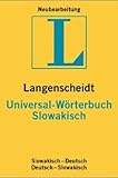 Langenscheidts Universal-Wörterbuch, Slowakisch (Langenscheidt universal woerterbuchs) livre