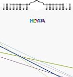 Heyda 2070411 Bastel-/Kreativkalender (13 Monatsblätter, 160 x 156 mm, Kalendarium immerwährend, W livre