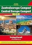 Central Europe Compact (A, B, Bih, Ch, Cz, D, F-Ost, H, HR, I-Nord, L, Nl, Pl, Sk, Slo) Road Atlas 1 livre
