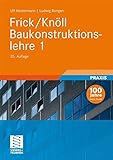 Frick/Knöll Baukonstruktionslehre 1 livre