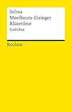 Blütenlese: Gedichte (Reclams Universal-Bibliothek) livre