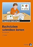 Buchstaben schreiben lernen - Druckschrift: 1. Klasse livre