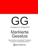 GG, Grundgesetz, Smarte Gesetze, Markierte Gesetze: Hervorhebung von wichtigen Textstellen für Stud livre