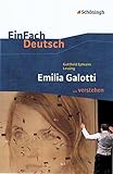 EinFach Deutsch ...verstehen. Interpretationshilfen: EinFach Deutsch ...verstehen: Gotthold Ephraim livre