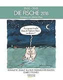 Fische 2018: Sternzeichenkalender-Cartoonkalender als Wandkalender im Format 19 x 24 cm. livre