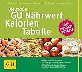 Die große GU Nährwert-Kalorien-Tabelle 2018/19 (GU Tabellenwerk Gesundheit) livre