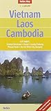 Vietnam, Laos, Cambodia Nelles Map livre