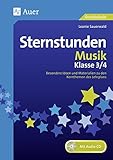 Sternstunden Musik - Klasse 3 und 4: Besondere Ideen und Materialien zu den Kernthemen des Lehrplans livre